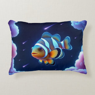 Coussins Décoratifs Poisson clown cosmique