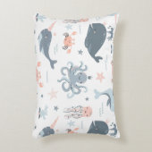 Coussins Décoratifs Poisson de mer de carton mignon (Devant(Vertical))