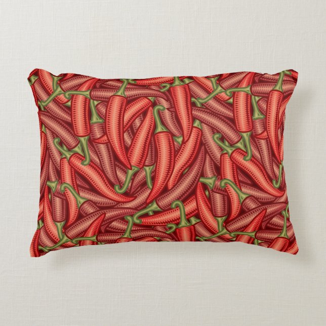 Coussins Décoratifs Poivrons de piment (Devant)