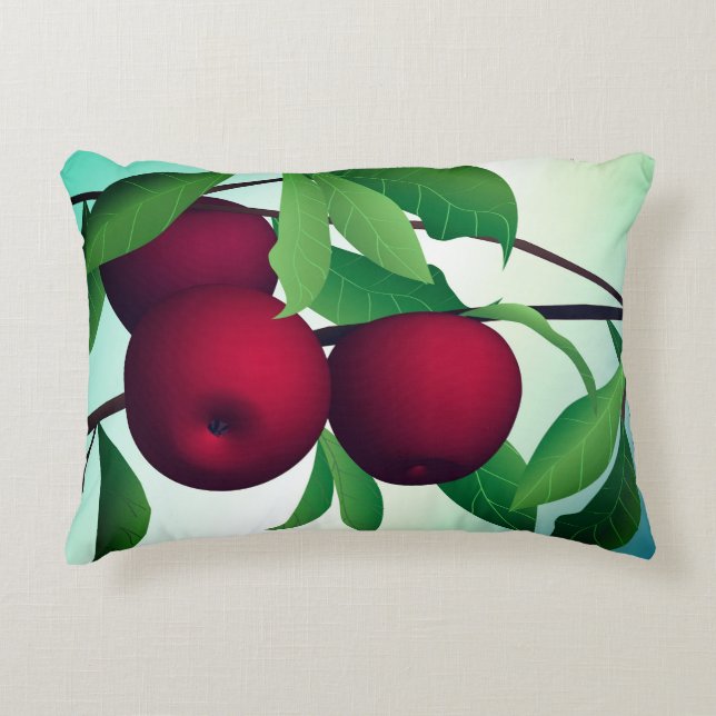 Coussins Décoratifs Pommes d'une branche (Devant)