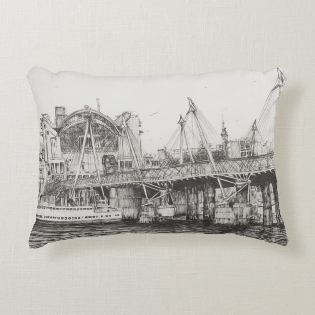 Coussins Décoratifs Pont Londres 30/10/2006 de Hungerford (Devant)