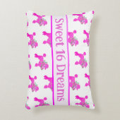 Coussins Décoratifs Poodle rose personnalisé (Devant(Vertical))