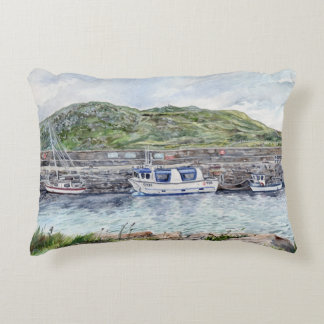 Coussins Décoratifs Port de Cleggan, Connemara, Irlande dessin de cous