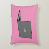 Coussins Décoratifs Portable gris avec logo d'oiseau (Devant(Vertical))