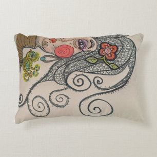 Coussins Décoratifs Portrait Capricieux