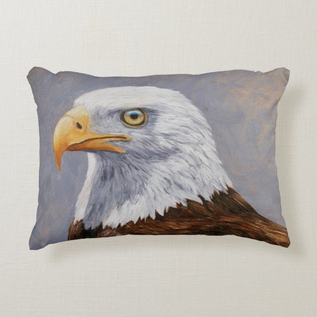 Coussins Décoratifs Portrait de Bald Eagle (Devant)
