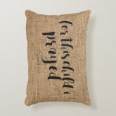 Coussins Décoratifs "Pour cet enfant, j'ai prié" Nursery Cotton Coussi (Devant(Vertical))