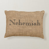 Coussins Décoratifs "Pour cet enfant, j'ai prié" Nursery Cotton Coussi (Dos)