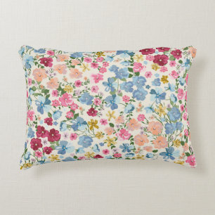 Coussins Décoratifs pré du milieu de l'été, motif plante en fleurs.