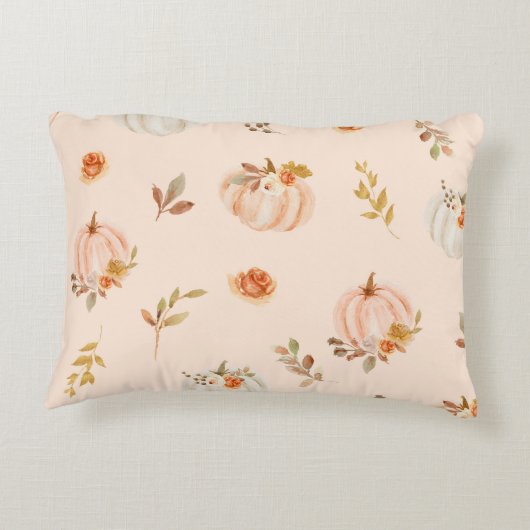 Coussins Décoratifs Premier anniversaire de la petite citrouille douce (Dos)