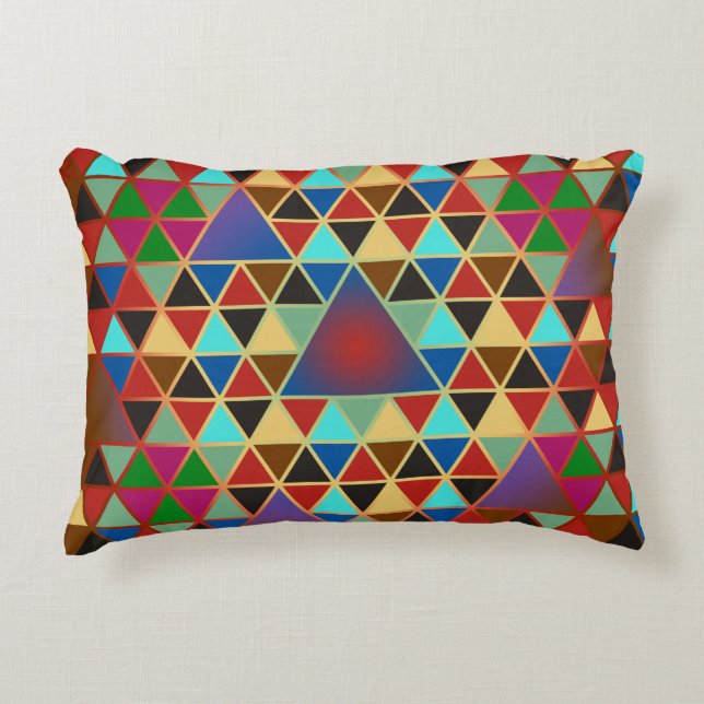 Coussins Décoratifs Pretty triangle pattern III + your ideas (Devant)