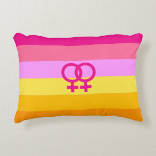 Coussins Décoratifs Pride de l'aube lesbienne WLW