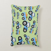 Coussins Décoratifs Production de Camion Blue Tracteur (Dos(Vertical))