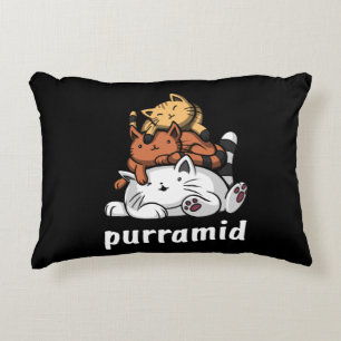 Coussins Décoratifs Purramid Chat Pyramides Cute Kitten