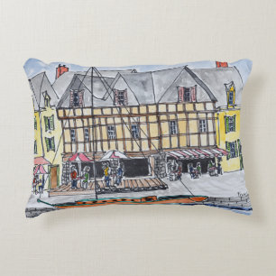 Coussins Décoratifs Quai Franklin, Saint-Goustan Auray, Bretagne
