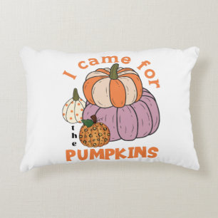 Coussins Décoratifs Quatre citrouilles drôles d'automne
