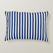 Coussins Décoratifs Rayé Bleu (Dos)
