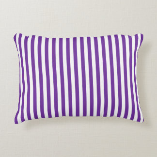 Coussins Décoratifs Rayé et Uni Violet