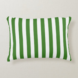 Coussins Décoratifs Rayé vert & Uni