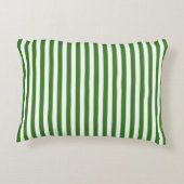 Coussins Décoratifs Rayure Verte (Dos)