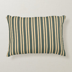 Coussins Décoratifs Rayures Jaune Vert Motif Sans Couture