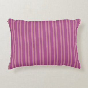 Coussins Décoratifs Rayures roses et violettes motif sans couture