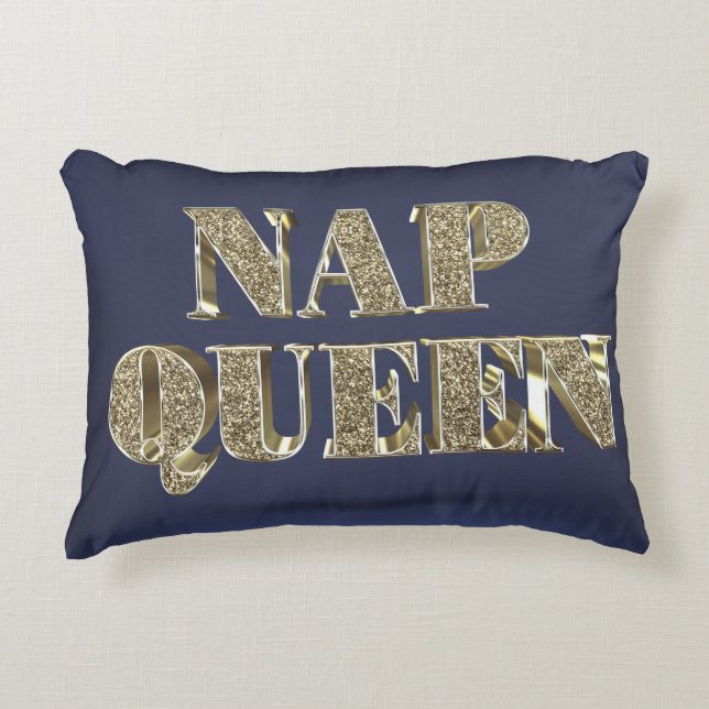 Coussins Décoratifs REINE NAP 3D Gold (Devant)