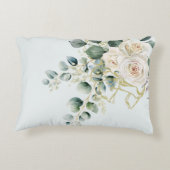 Coussins Décoratifs Religieux Élégant Rose Vert Simple Croix (Dos)