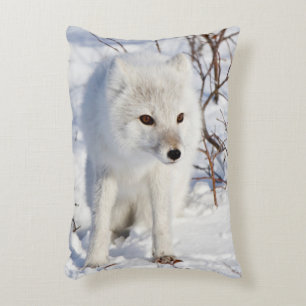 Coussins Décoratifs Renard Arctique, zone de gestion de la faune de Ch