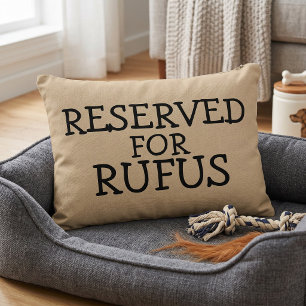 Coussins Décoratifs Réservé pour le nom personnalisé