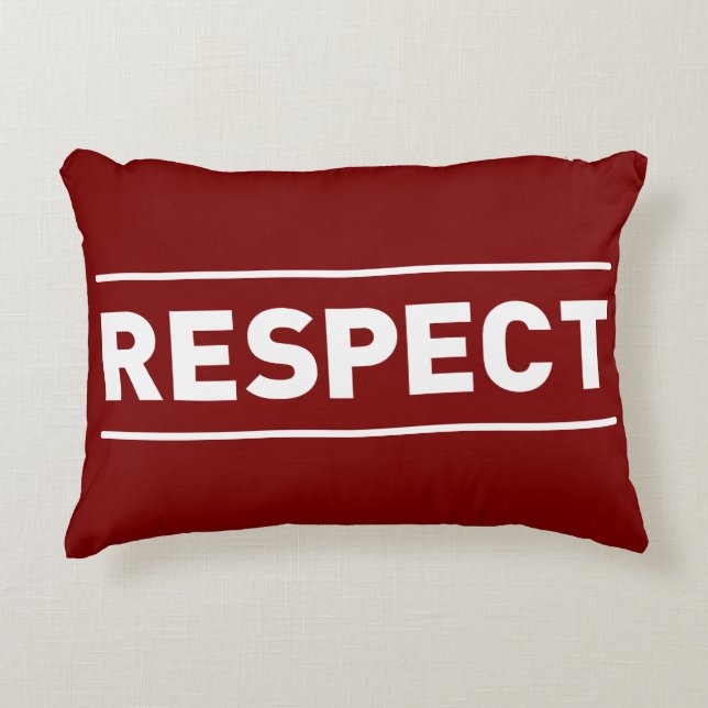 Coussins Décoratifs Respect (Devant)