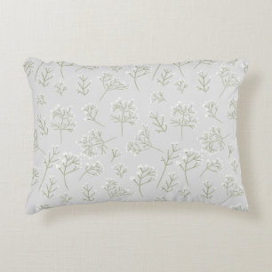 Coussins Décoratifs Respiration de bébé Fleur d'eau Blanche Gypsophile