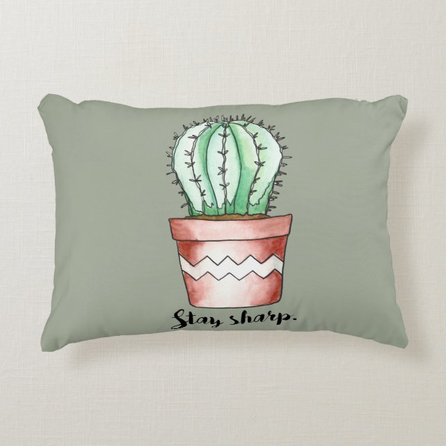 Coussins Décoratifs Restez Sharp Cactus (Devant)