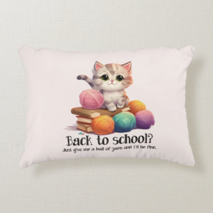 Coussins Décoratifs Retour À L'École ? Donne-moi juste Yarn