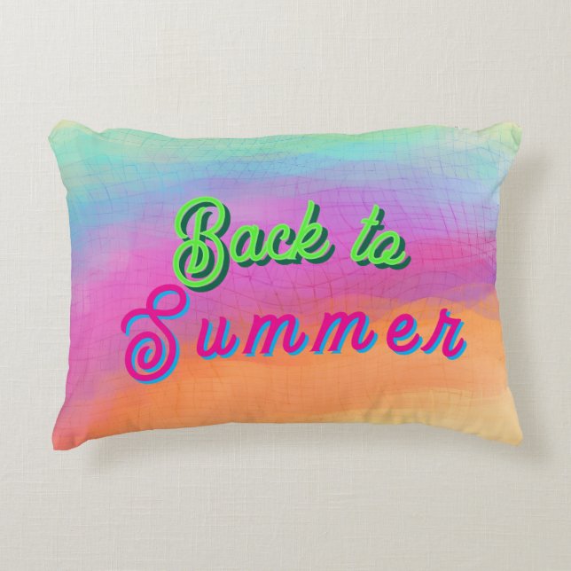 Coussins Décoratifs Retour à l'été (Devant)