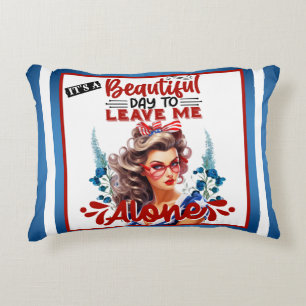 Coussins Décoratifs Retro American Pinup_ C'est une belle journée