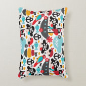 Coussins Décoratifs Rétro pirate illustration sailing (Devant(Vertical))