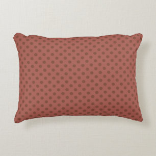 Coussins Décoratifs Retro, pois brun
