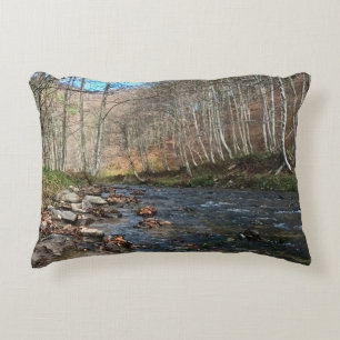 Coussins Décoratifs Rivière de montagne en automne – Nature sauvage Ro