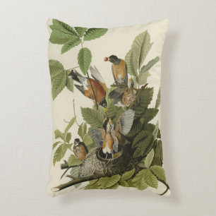 Coussins Décoratifs Robin américain d'Audubon's Birds of America