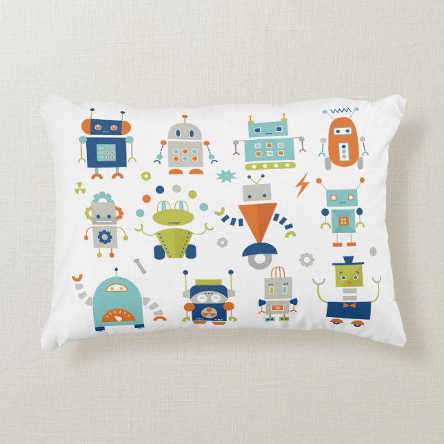 Coussins Décoratifs Robots (Devant)