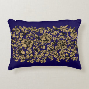 Coussins Décoratifs Rococo Vin et oiseaux Baroque du XVIIIe siècle Mot