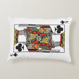 Coussins Décoratifs Roi de trèfle - ajoutez votre image