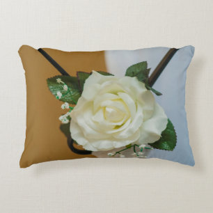 Coussins Décoratifs Rose blanc