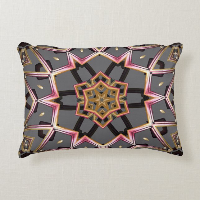 Coussins Décoratifs Rosette Dorée (Devant)