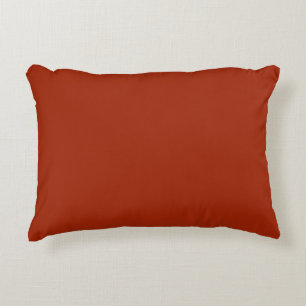 Coussins Décoratifs Rouge brûlé - (couleur solide) 