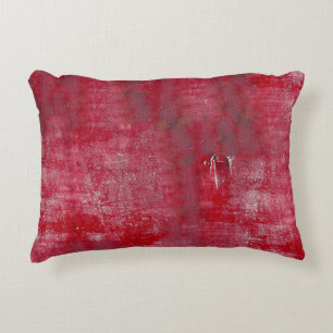 Coussins Décoratifs Rouge grunge textureabstract, antique, art, arrièr