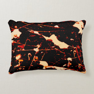 Coussins Décoratifs Rouge noir jaune