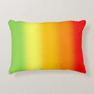Coussins Décoratifs Rouge orange jaune vert