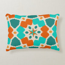 Rouge vert et fleurs Turquoises Arbres Ninja Star